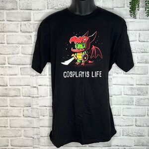 Teeturtle ‘Cosplay Is Life’ Tshirt Shirt Top Size XL